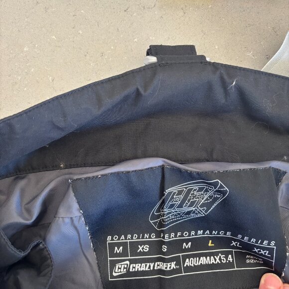 Crazy Creek Aquamax 5.4 Bib Snowpants - Men's Large - Picture 3 of 7